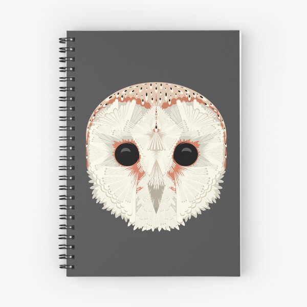 Item preview, Barn Owl - Medium Gray designed and sold by Elisa Yinh Creative.