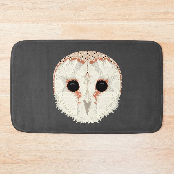 Item preview, Barn Owl - Medium Gray designed and sold by Elisa Yinh Creative.
