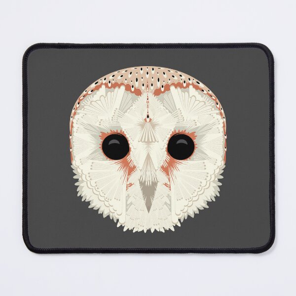 Item preview, Barn Owl - Medium Gray designed and sold by Elisa Yinh Creative.