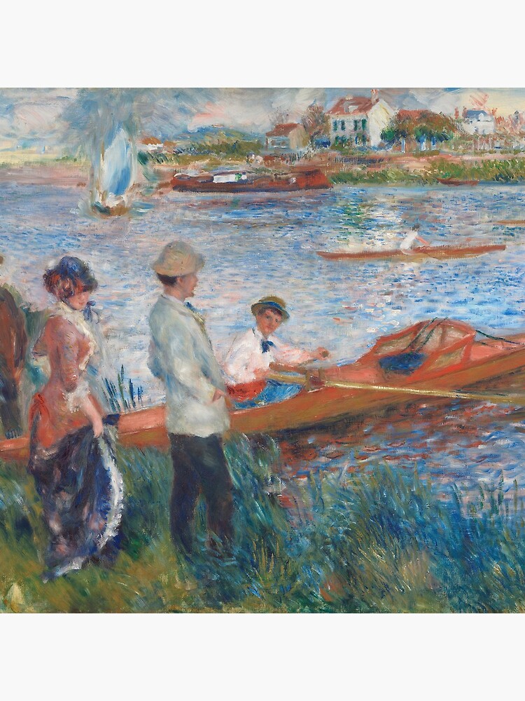 Oarsmen at Chatou Painting by Auguste Renoir by podartist