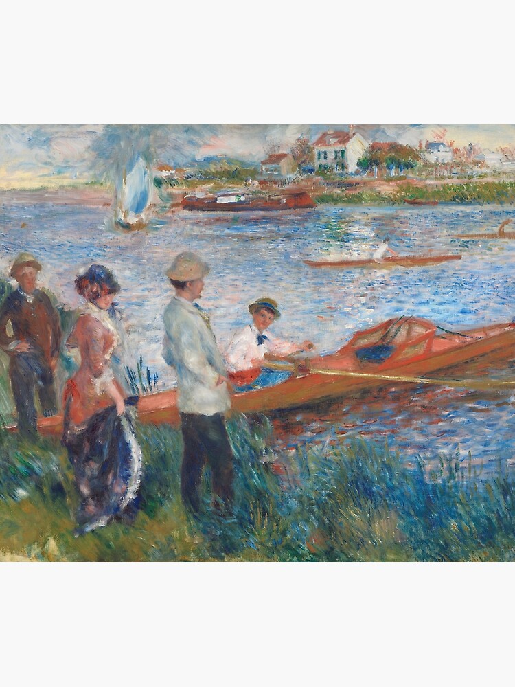Oarsmen at Chatou Painting by Auguste Renoir by podartist