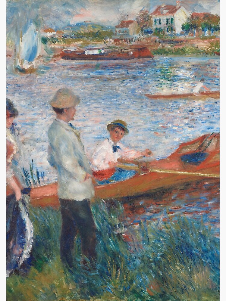 Oarsmen at Chatou Painting by Auguste Renoir by podartist