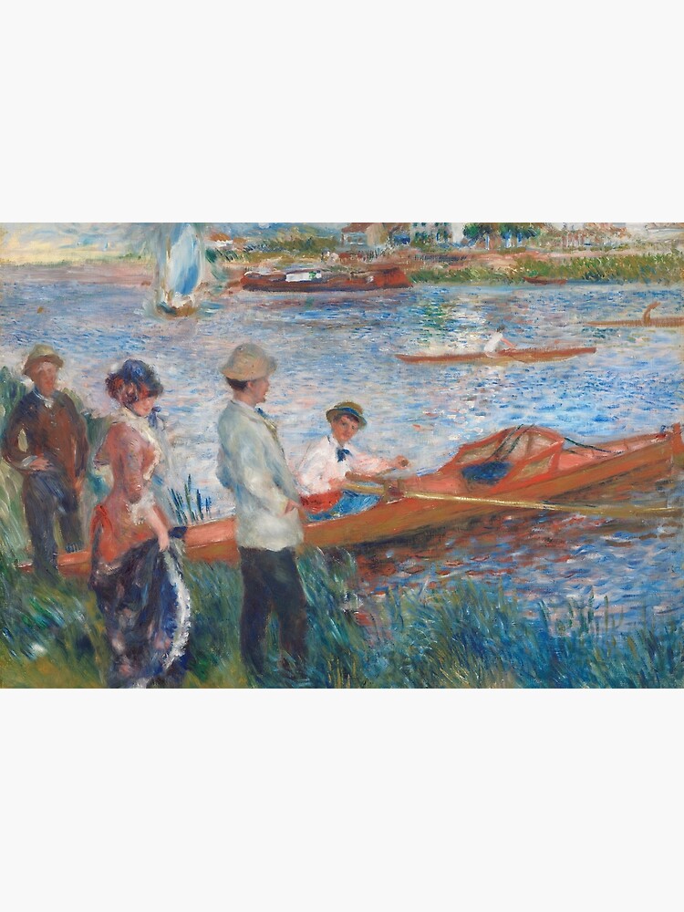Oarsmen at Chatou Painting by Auguste Renoir by podartist