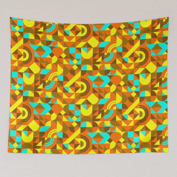 Item preview, geometric colorful patterns conceptual Art - Abstract Neo Geo graphic design designed and sold by Design Repo.