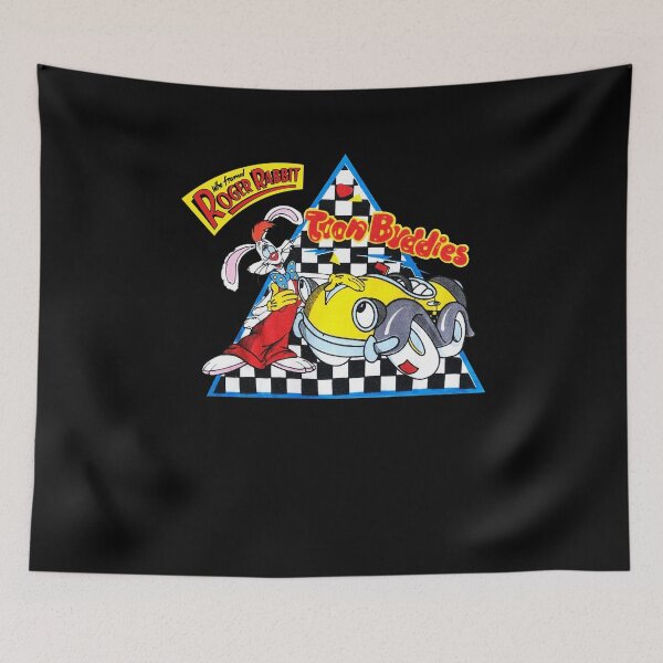 Aperçu de l'œuvre tage 1987 Amblin qui a encadré Roger Rabbit Cartoon Single Stitch Movie Souvenir. créée et vendue par malnargittx.