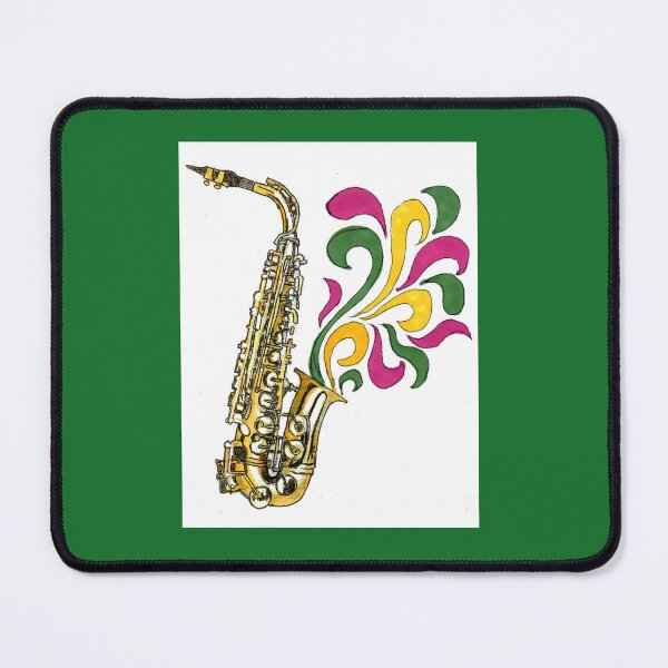 Item preview, Saxophone Playing Jazz For The Mardi Gras Festival In New Orleans designed and sold by DonSylvester.