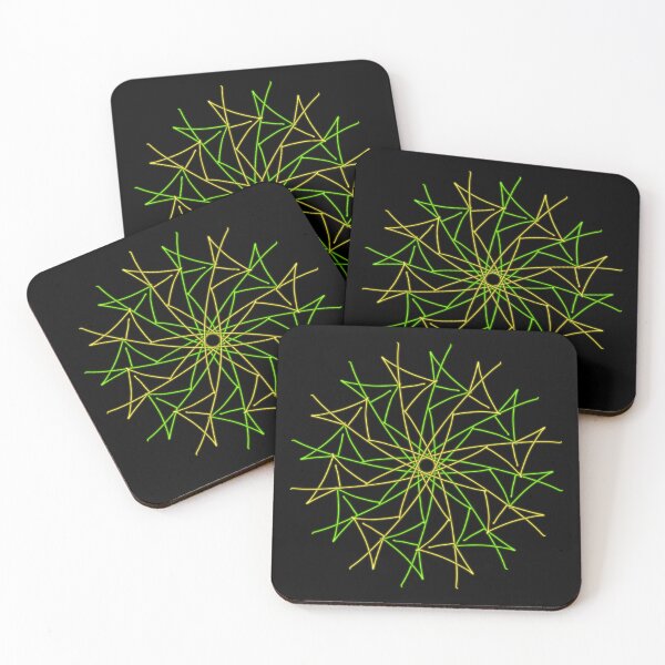 Item preview, Yellow and Green Mandala, Abstract Art designed and sold by Meo Design.