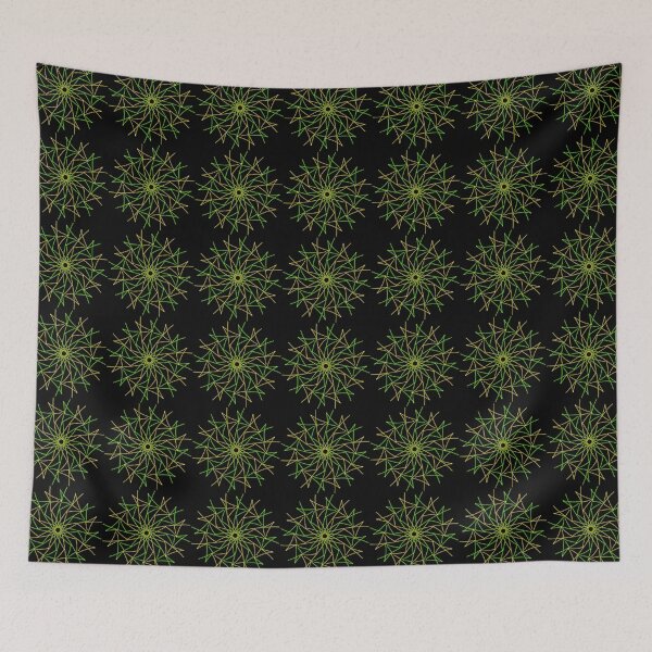 Item preview, Yellow and Green Mandala, Abstract Art designed and sold by Meo Design.