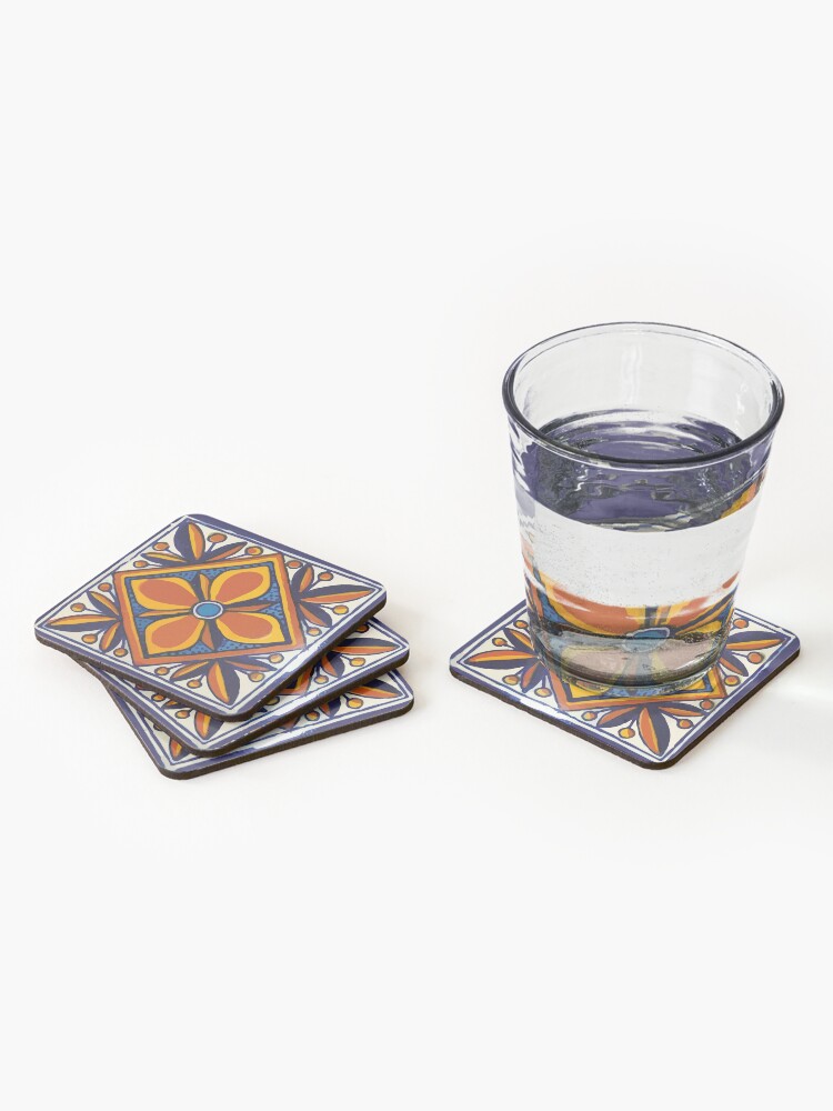 MOSAIC COASTERS set of 4 ceramic coasters