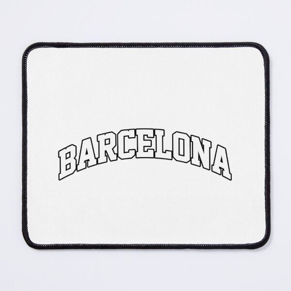 Item preview, Varsity white Barcelona logo designed and sold by AdamShirts7.