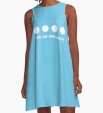 There are Four Lights A-Line Dress