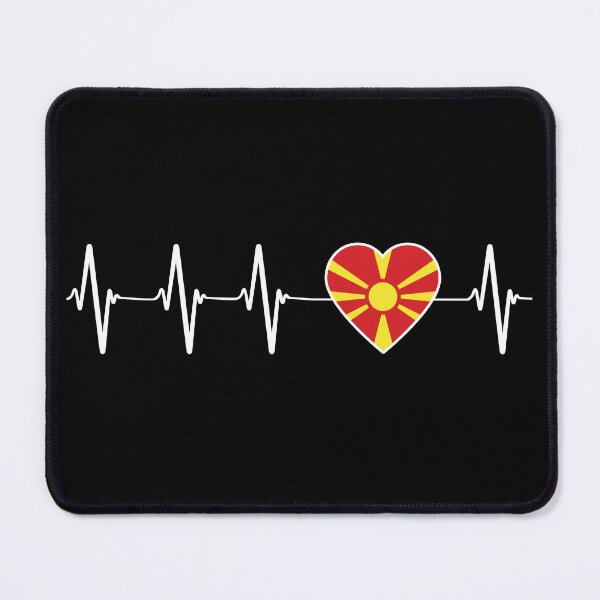 Item preview, Macedonian Heartbeat I Love Macedonia Country Flag Heart Family designed and sold by Eyes4.