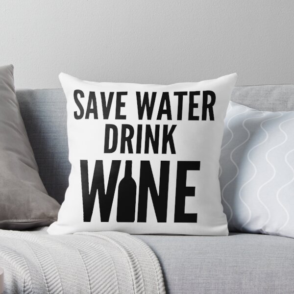 Wine top throw pillows