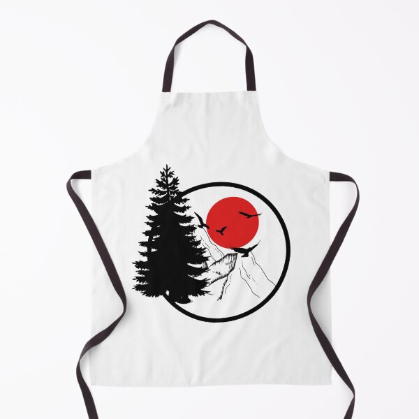 Item preview, mountain and red moon shirt designed and sold by zigo26.