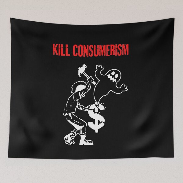 Item preview, Anti consumerism anti capitalism designed and sold by DesignsbyMona.