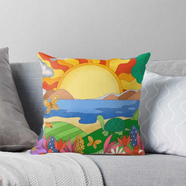 Item preview, Psychedelic vivid landscape inspire designed and sold by SimoCompany.