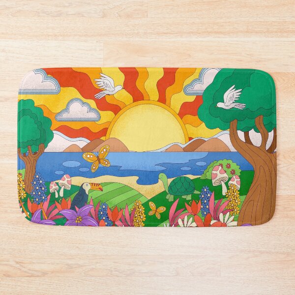 Item preview, Psychedelic vivid landscape inspire designed and sold by SimoCompany.