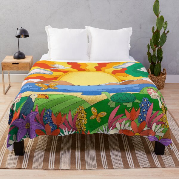 Item preview, Psychedelic vivid landscape inspire designed and sold by SimoCompany.