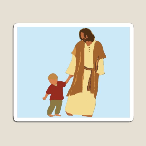 Item preview, Jesús caminando con el niño designed and sold by Bear Club Creations.