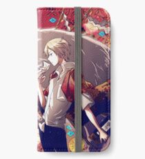 Natsume Takashi iPhone Flip-Case/Hülle/Skin