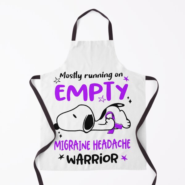 Item preview, Mostly Running on Empty Migraine Headache Warrior designed and sold by Wlsnpeggy.