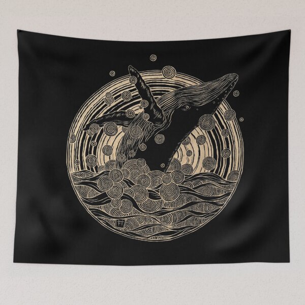 Item preview, Breaching Whale designed and sold by M'fanwy Dean.