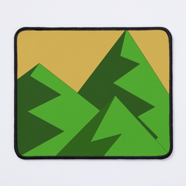Item preview, Mountains Serene quiet boho modern simple Green designed and sold by Midwest-Goods.
