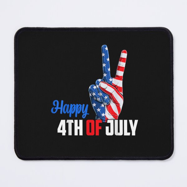 Item preview, Happy 4th of July Peace America Independence Day Patriot USA T-Shirt designed and sold by Kanter-Gabay.