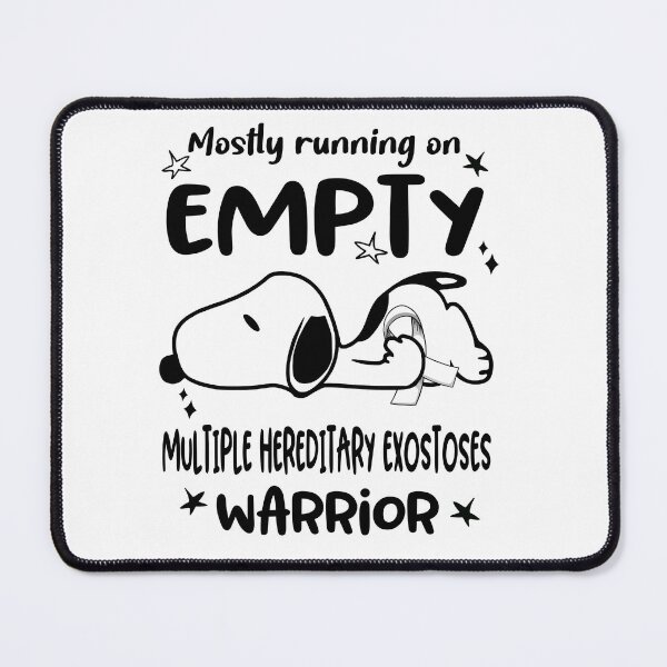 Item preview, Mostly Running on Empty Multiple Hereditary Exostoses Warrior designed and sold by Wlsnpeggy.