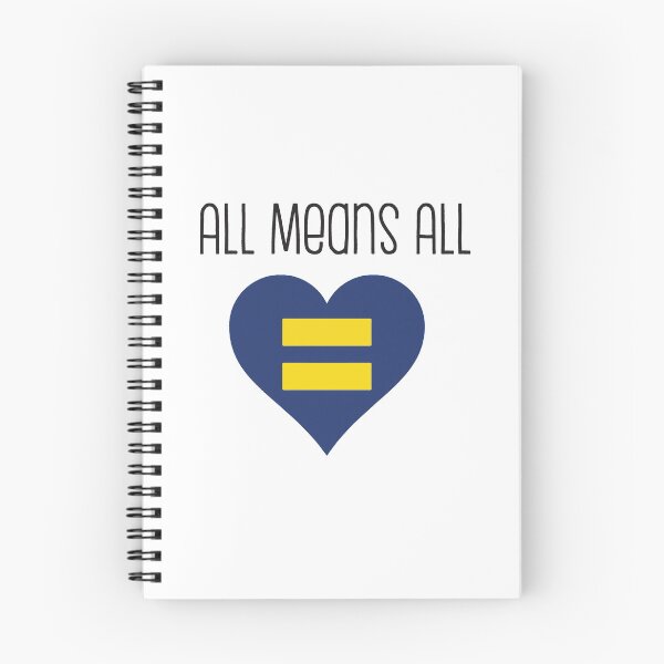 Item preview, Equality: all means all designed and sold by Singing Owl Crafts.