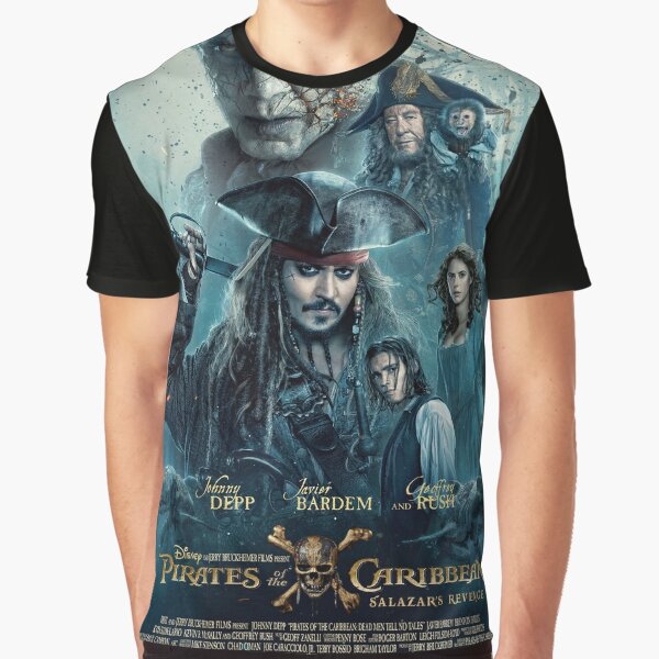 MALT SHOPPE Pirates of the Caribbean Dead Men Tell No Tales inspired by  Disney Magic Kingdom Unisex Shirt