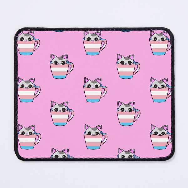 Item preview, Trans Flag Cat designed and sold by PameDesu.