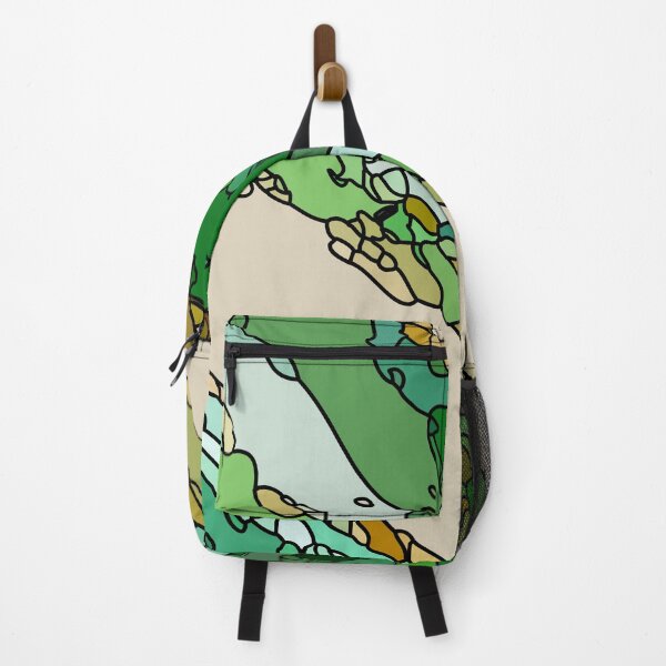 Item preview, Green Earth Rocky Layers Abstract Artwork  designed and sold by patternsoup.