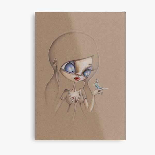 Inchworm Metal Print