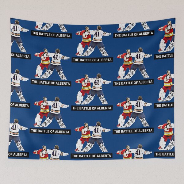 Item preview, Battle Of Alberta-Goalie Fight     designed and sold by EvansTracey.