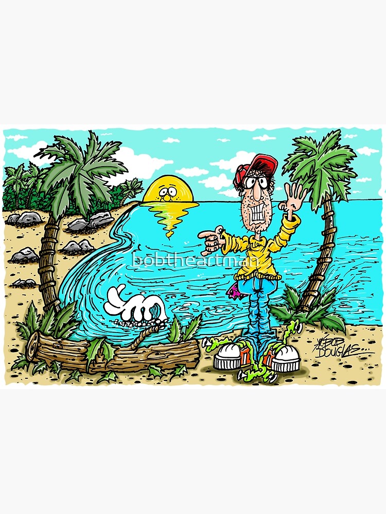 "Island Man" Poster for Sale by bobtheartman Redbubble