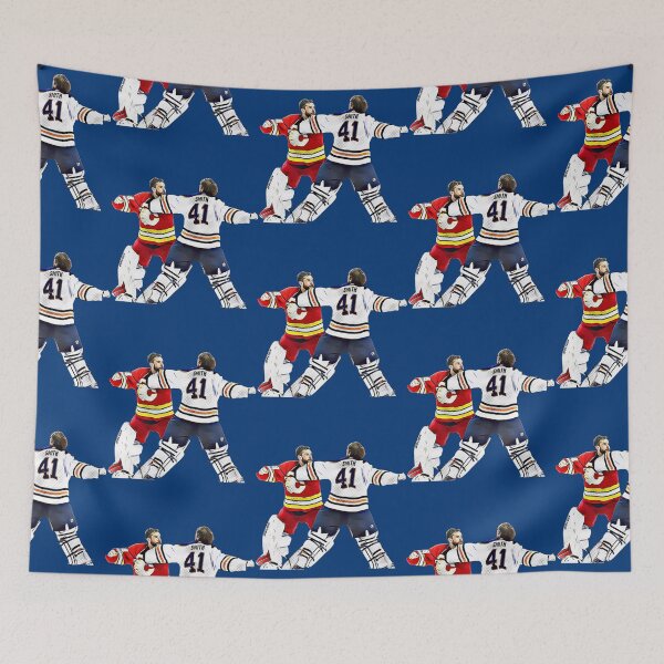Item preview, Battle Of Alberta-Goalie Fight designed and sold by EvansTracey.