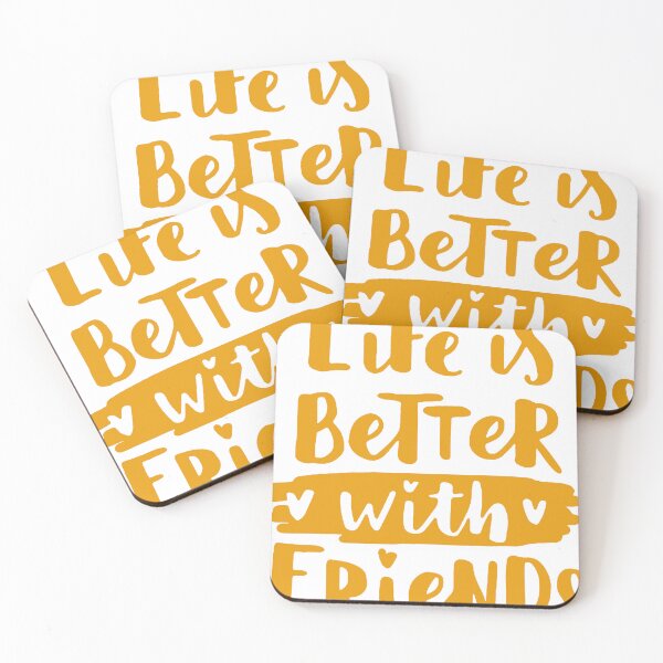 Item preview, Life is better with friends designed and sold by thebaig.