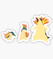 Cyndaquil Evolution Sticker