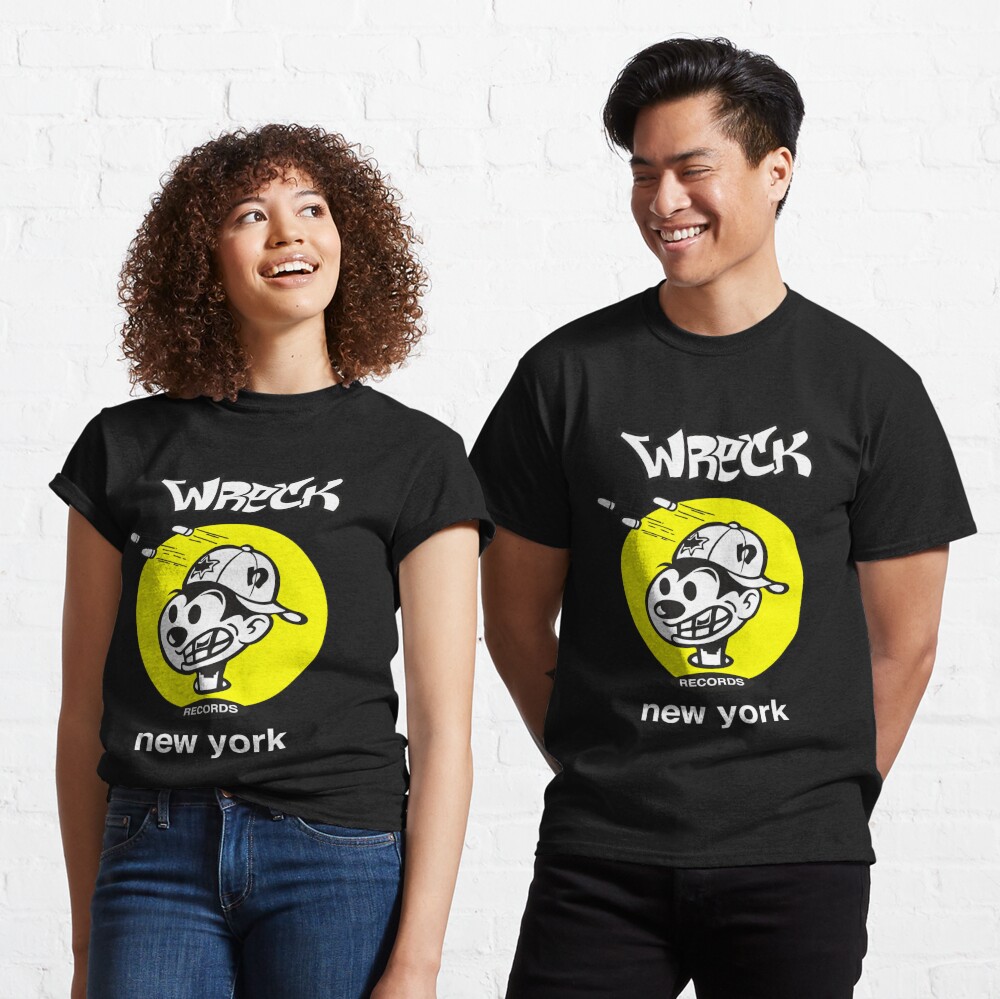 Vintage Wreck Records - yellow logo T-Shirt