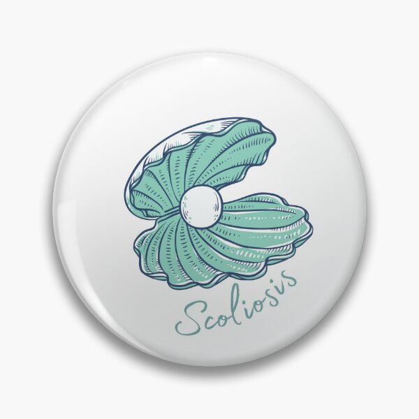 Item preview, Scoliosis Seashell Blue designed and sold by hopescoliosis.