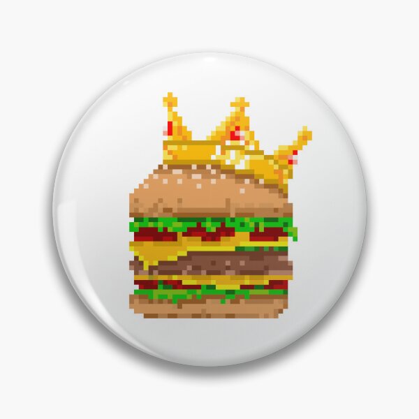 Item preview, Pixel King of Burger  designed and sold by Si Pakne.