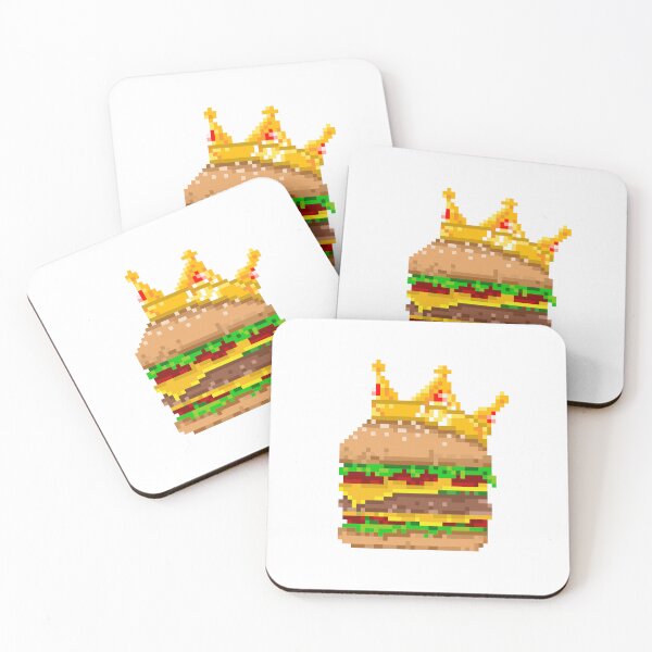 Item preview, Pixel King of Burger  designed and sold by Si Pakne.