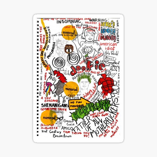 Green Day - Música Rock Indie Sticker