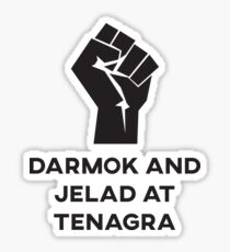 Darmak and Jelad at Tenagra Sticker