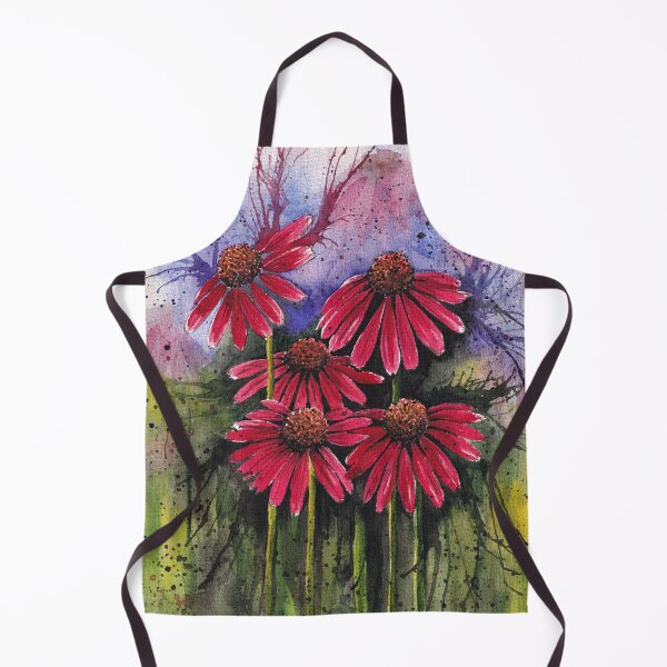 Item preview, Vibrant Coneflowers Watercolour Artwork designed and sold by Oirabot.
