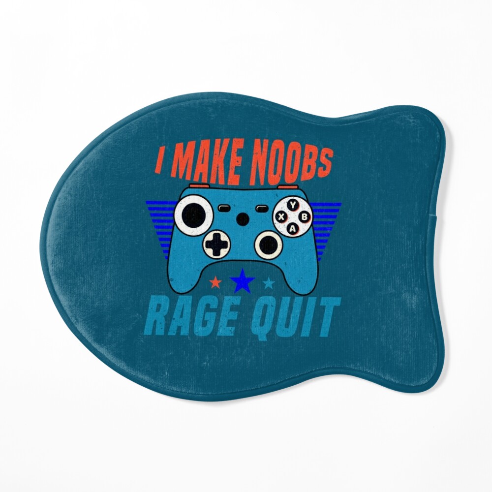 I Make Noobs Rage Quit Sticker for Sale by DynieKid