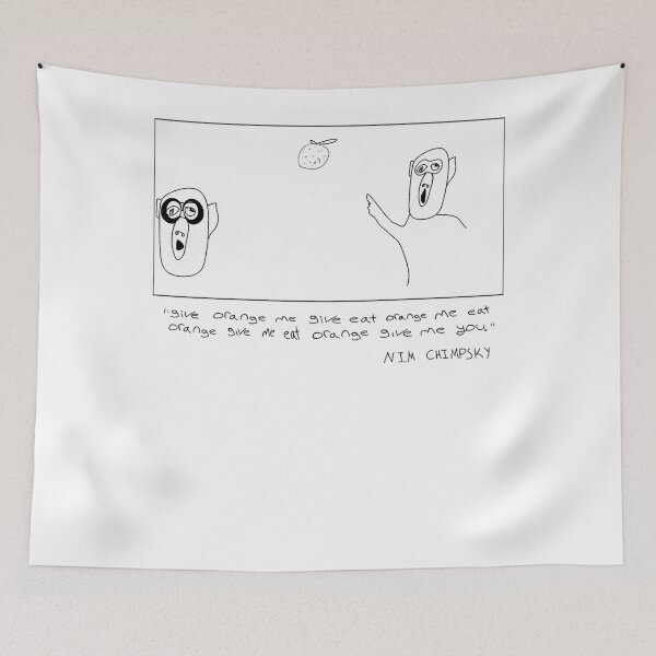 Item preview, Nim Chimpsky meme designed and sold by RosalyndCalhoun.