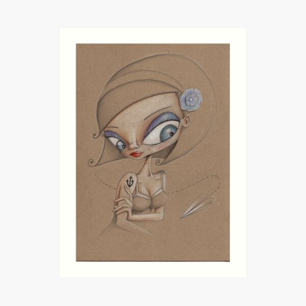 Paper Aeroplane Art Print