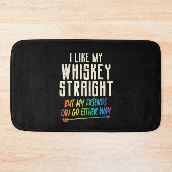 Item preview, Like My Whiskey Straight Friends LGBTQ Gay Pride Proud Ally T-Shirt designed and sold by Kanter-Gabay.